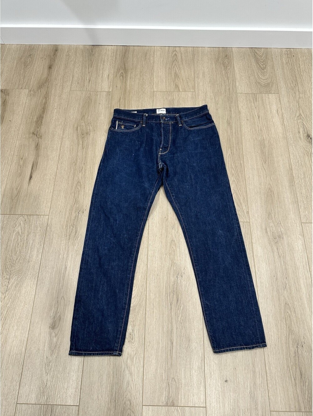 Todd Snyder Selvedge Jeans 32x29 Blue Slim Raw Denim 12.5 Oz Cotton